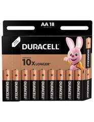Duracell AA / LR6 / MN1500 LR6 1.5V baterijas (18 gab.) cena un informācija | Duracell Mājai un remontam | 220.lv