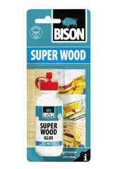 Клей для дерева BISON® SUPER WOOD, 75 г цена и информация | Клей | 220.lv