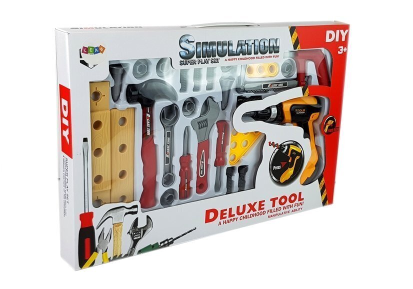 Bērnu instrumentu komplekts "Deluxe Tool" цена и информация | Rotaļlietas zēniem | 220.lv
