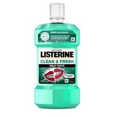 Жидкость для полоскания полости рта «LISTERINE Clean & Fresh», 500 мл цена и информация | Зубные щетки, пасты | 220.lv