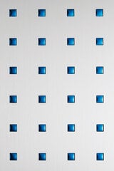 Dekoratīvs panelis ar ziliem, glancētiem 3D kvadrātiem cena un informācija | Griestu, sienu dekoru elementi | 220.lv