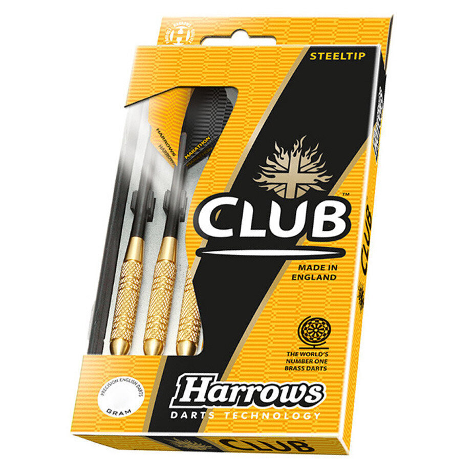 Šautriņas Harrows Club Brass 3 x 23g cena un informācija | Šautriņmešana, dārts | 220.lv