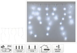 LED virtene lāstekas, 12.7 m cena un informācija | Ziemassvētku lampiņas, LED virtenes | 220.lv