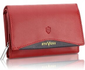 Sieviešu ādas maks STEVENS ar RFID Z02 / RB sarkanu cena un informācija | Stevens Apģērbi, apavi, aksesuāri | 220.lv