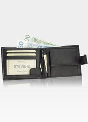 Melns vīriešu maks STEVENS ar ķēdi cena un informācija | Stevens Apģērbi, apavi, aksesuāri | 220.lv