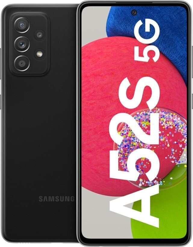 Samsung Galaxy A52s 5G Dual-Sim 6/128GB SM-A528BZKD Black цена и информация | Mobilie telefoni | 220.lv