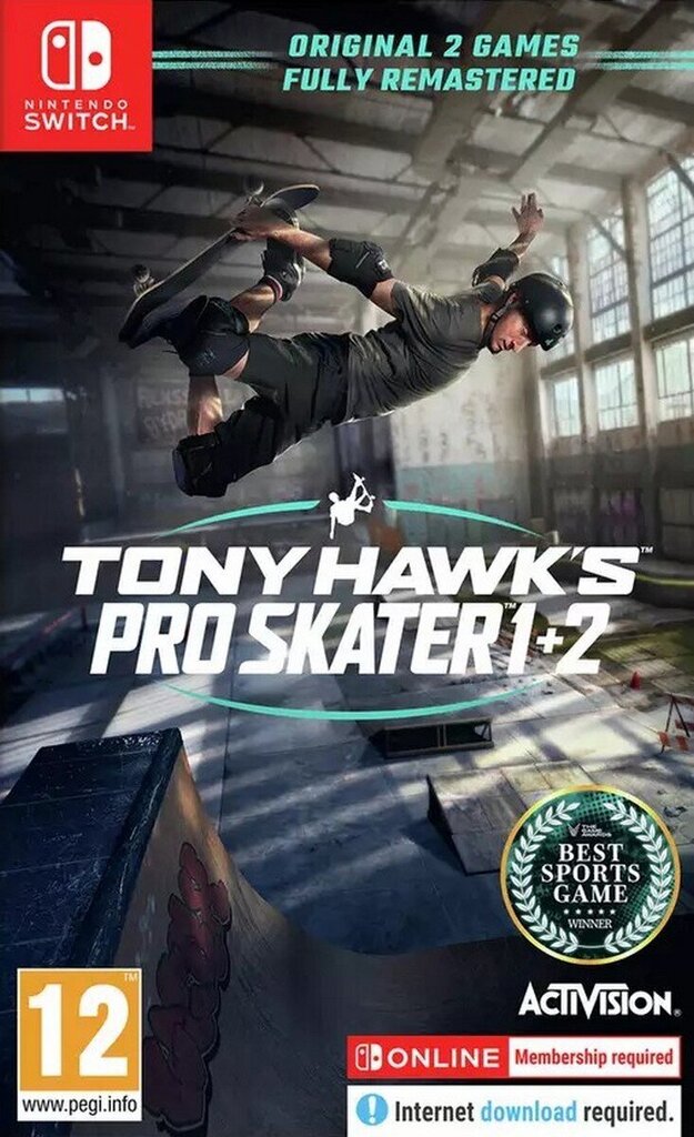 SWITCH Tony Hawk's Pro Skater 1+2 cena un informācija | Datorspēles | 220.lv