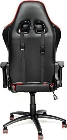 Spēļu krēsls Red Fighter C1, melns/sarkans cena un informācija | Biroja krēsli | 220.lv