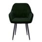Krēsls Homede Stillo, tumši zaļš cena un informācija | Virtuves un ēdamistabas krēsli | 220.lv