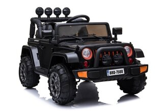 Divvietīgs bērnu elektromobilis Jeep 4x4, melns cena un informācija | Bērnu elektroauto | 220.lv