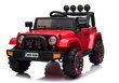 Divvietīgs bērnu elektromobilis Jeep 4x4, sarkans цена и информация | Bērnu elektroauto | 220.lv