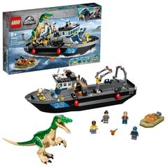 76942 LEGO® Jurassic World Побег барионикса на катере цена и информация | Конструкторы и кубики | 220.lv