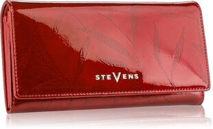 Sieviešu lakādas ādas maks Stevens, sarkans cena un informācija | Stevens Sievietēm | 220.lv