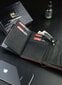 Vīriešu ādas maks Pierre Cardin Tumble 326A RFID, melns + sarkans cena un informācija | Vīriešu maki, karšu maki | 220.lv
