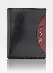 Vīriešu ādas maks Pierre Cardin Tilak29 1810 RFID aizsardzība, melns + sarkans cena un informācija | Vīriešu maki, karšu maki | 220.lv