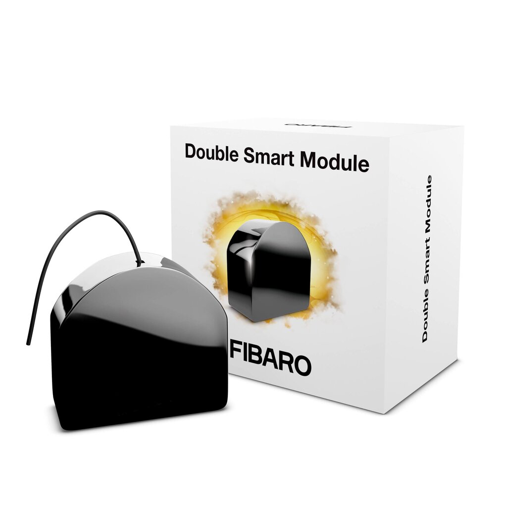 Fibaro Double Smart Module, Z-Wave Plus cena un informācija | Elektrības slēdži, rozetes | 220.lv