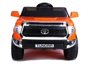 Одноместный детский электромобиль Toyota Tundra, оранжевый цена и информация | Электромобили для детей | 220.lv