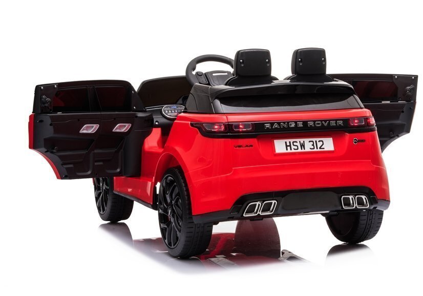 Divvietīgs bērnu elektromobilis Range Rover, sarkans cena un informācija | Bērnu elektroauto | 220.lv