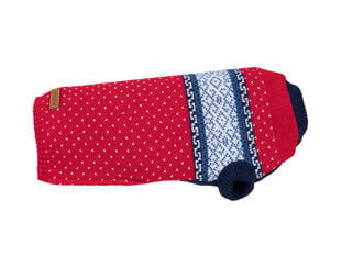 Amiplay свитер для собаки Bergen Red, 19 см цена и информация | Одежда для собак | 220.lv