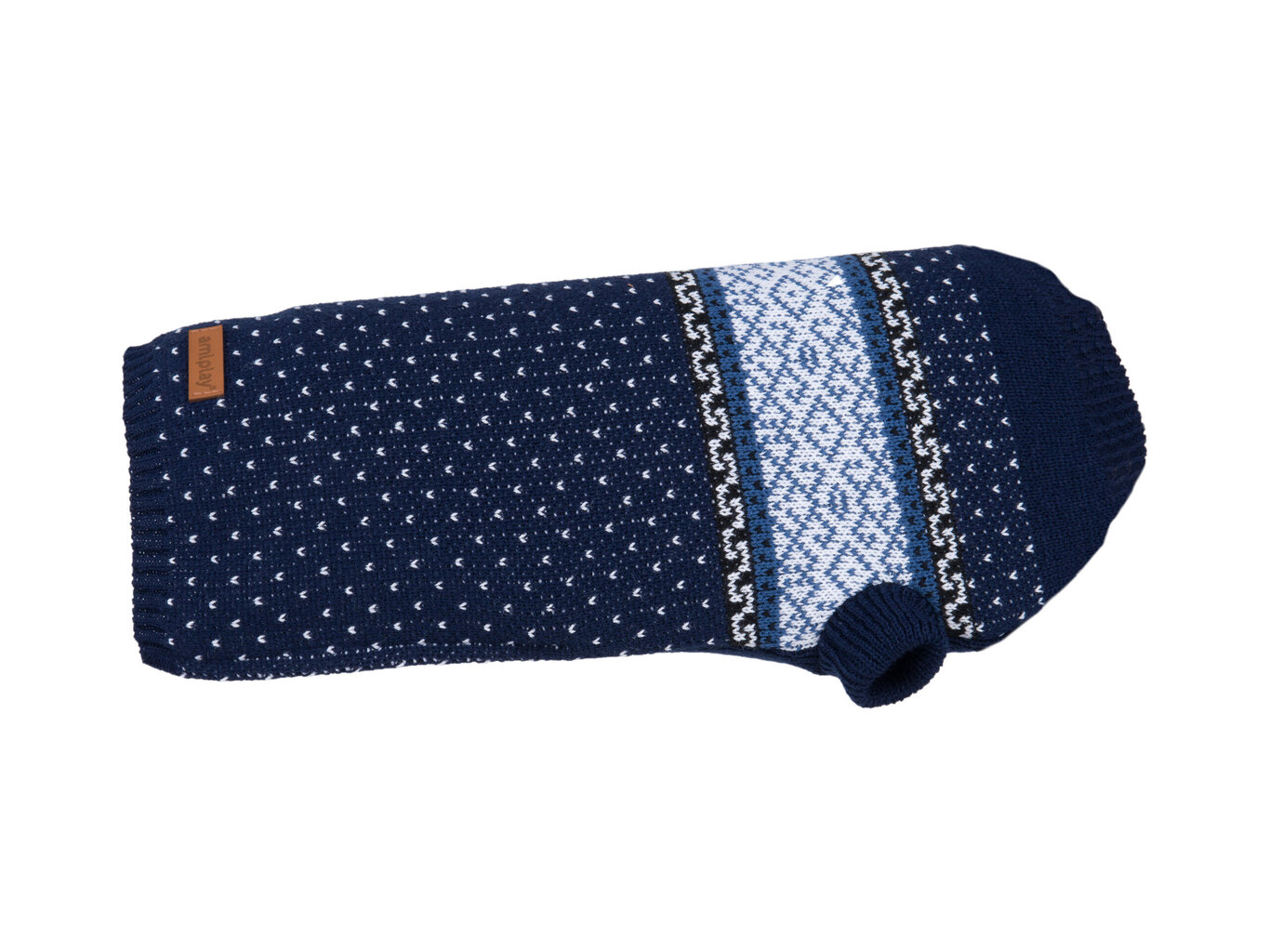 Amiplay džemperis sunim Bergen Navy Blue, 50 cm cena un informācija | Apģērbi suņiem | 220.lv
