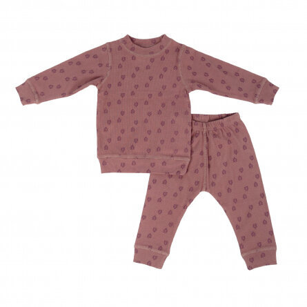 Lodger Nombad Rib bērnu pidžama, 86 izm, Rosewood цена и информация | Zēnu pidžamas, halāti | 220.lv
