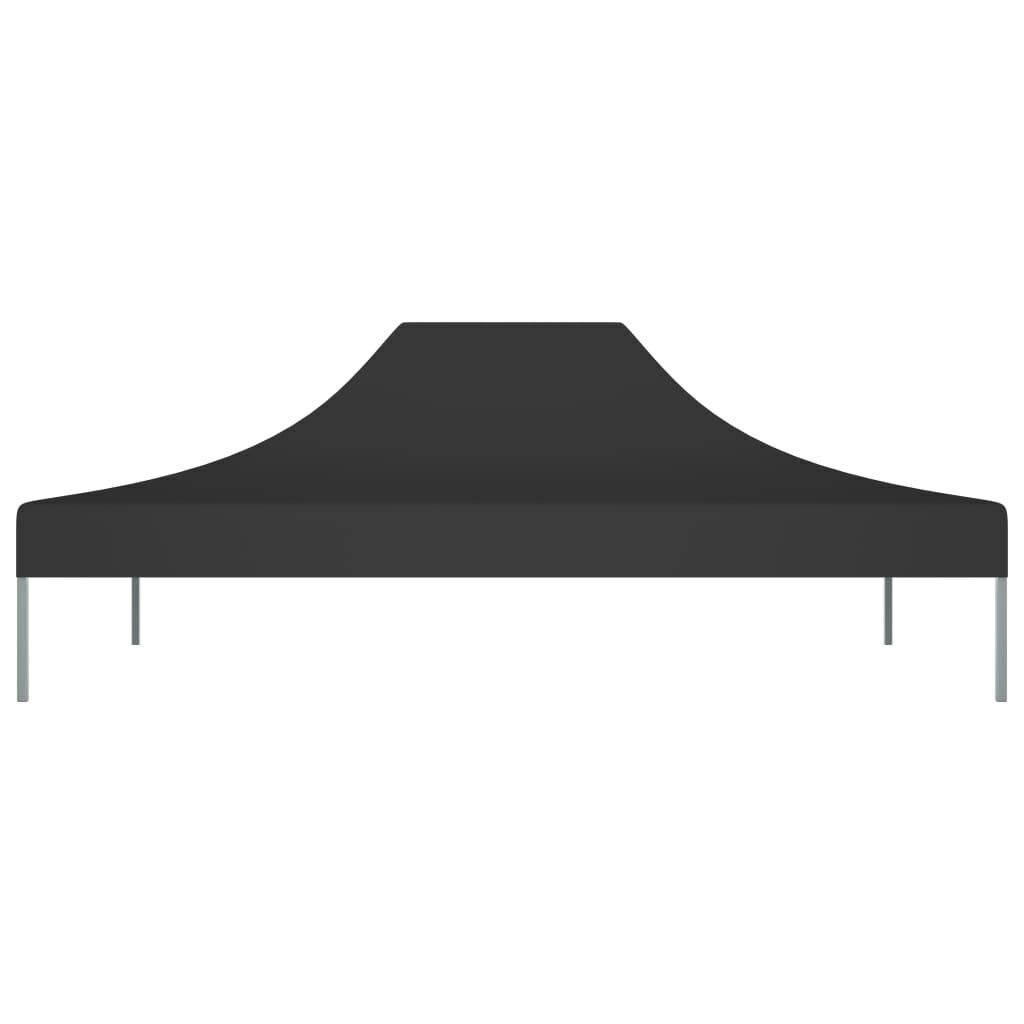 Pasākumu telts jumts, 4x3 m, melns cena un informācija | Dārza nojumes un lapenes | 220.lv