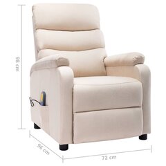 Elektriskais nolaižams masāžas krēsls, brūns цена и информация | Кресла для отдыха | 220.lv