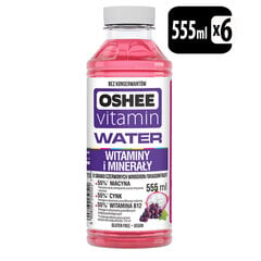 Ūdens OSHEE vitaminizēts ar vitamīniem un minerālvielām, 555 ml x 6 cena un informācija | Atsvaidzinoši dzērieni | 220.lv