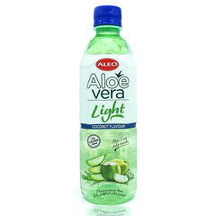 Aloe Vera dzēriens ALEO Coconut Light 500ml cena un informācija | Atsvaidzinoši dzērieni | 220.lv