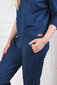 Minimālisma trikotāžas tērps ar šuvēm, zils cena un informācija | Sieviešu kostīmi | 220.lv