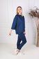 Minimālisma trikotāžas tērps ar šuvēm, zils cena un informācija | Sieviešu kostīmi | 220.lv