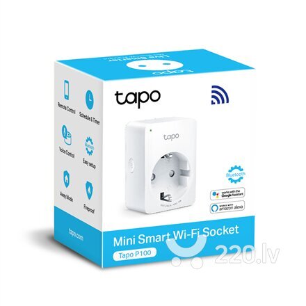 TP-LINK Mini Smart Wi-Fi Socket Tapo P10 cena un informācija | Mājas drošība | 220.lv