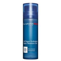 Увлажняющий гель для лица для мужчин Clarins Men Super Moisture Freshness 50 мл цена и информация | Clarins Духи, косметика | 220.lv