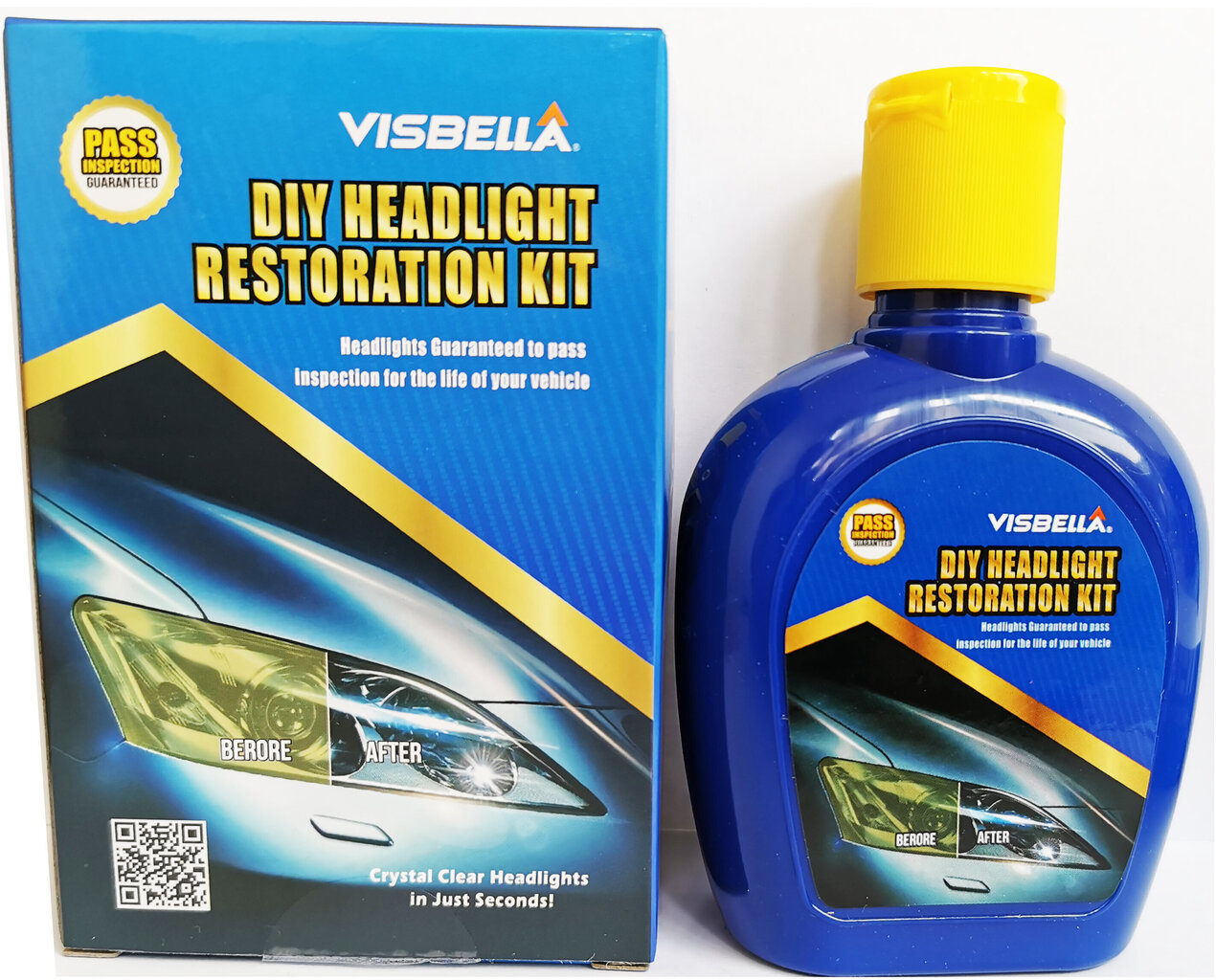 VISBELLA plastmasas lukturu polirols 125 ml цена и информация | Auto ķīmija | 220.lv