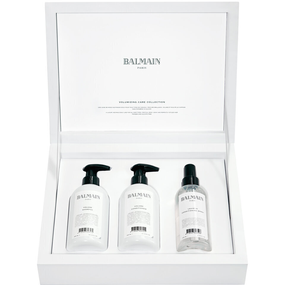Komplekts Balmain Hair Couture Volume: šampūns 300 ml + kondicionieris 300 ml + sprejs 200 ml цена и информация | Šampūni | 220.lv