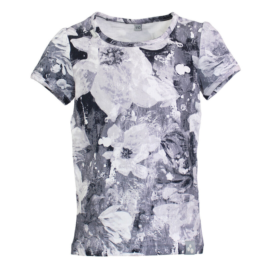 Huppa meiteņu T-krekls JADENA, pelēkā-daudzkrāsu 907157611 цена и информация | Krekli, bodiji, blūzes meitenēm | 220.lv