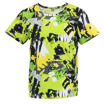 Huppa футболка для мальчиков JEIDEL, лаймовый-пестрый 907157811 цена и информация | Рубашки для мальчиков | 220.lv