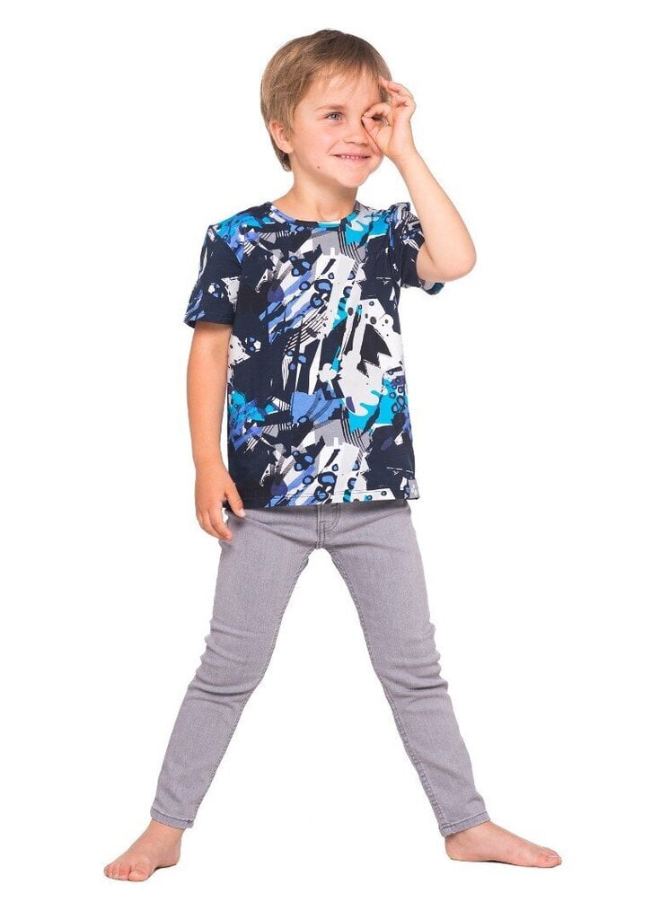 Huppa zēnu T-krekls JEIDEL, tumšzilā-zaļā krāsā 907157831 cena un informācija | Zēnu krekli | 220.lv