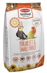 BF PILNVĒRTĪGA BARĪBA FESTIVAL EXCLUSIVE PAPAGAIĻIEM 850G cena un informācija | Putnu barība | 220.lv