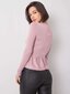 RUE PARIS Tumši rozā džemperis ar V veida izgriezumu. Dark pink XS cena un informācija | Sieviešu džemperi | 220.lv