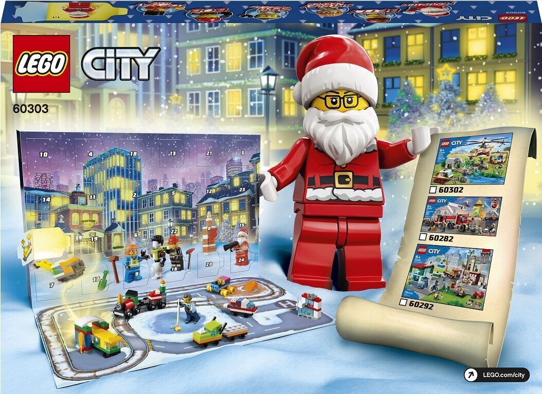 60303 LEGO® City Adventes kalendārs цена и информация | Konstruktori | 220.lv