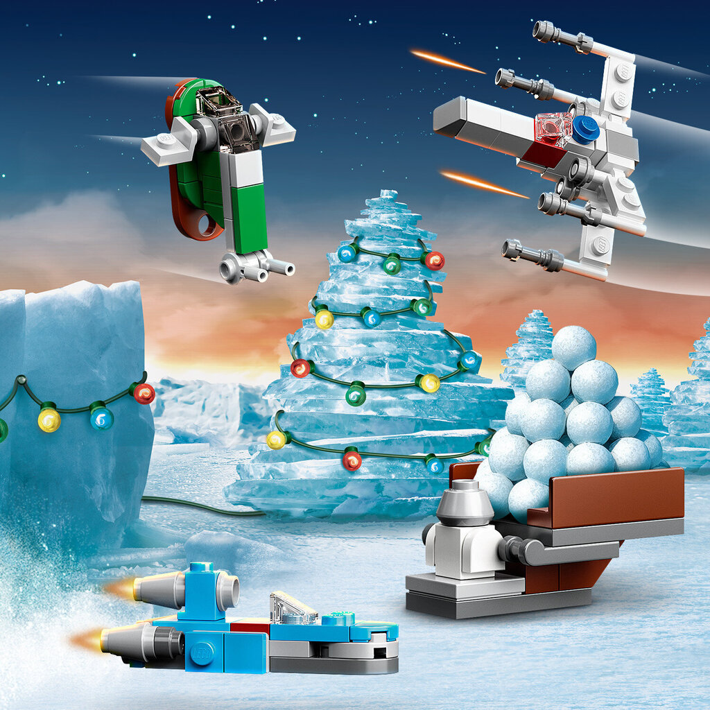 75307 LEGO® Star Wars Adventes kalendārs cena un informācija | Rotaļlietas zēniem | 220.lv
