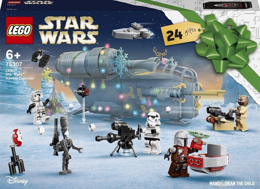 75307 LEGO® Star Wars Adventes kalendārs cena un informācija | Rotaļlietas zēniem | 220.lv