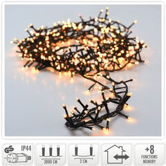 LED virtene, 30 m cena un informācija | Ziemassvētku lampiņas, LED virtenes | 220.lv