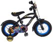 Bērnu velosipēds Batman, 12”, melns cena un informācija | Velosipēdi | 220.lv