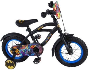 Bērnu velosipēds Batman, 12”, melns cena un informācija | Velosipēdi | 220.lv