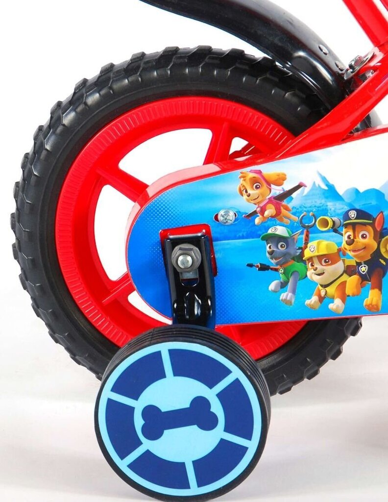 Zēnu velosipēds Paw Patrol, sarkans 10 cena un informācija | Velosipēdi | 220.lv