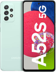 Samsung Galaxy A52s 5G, 128GB, Dual SIM Awesome Mint cena un informācija | Mobilie telefoni | 220.lv