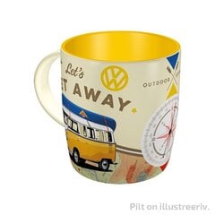 Krūze VW Bulli Let's Get Away, 330 ml cena un informācija | Glāzes, krūzes, karafes | 220.lv