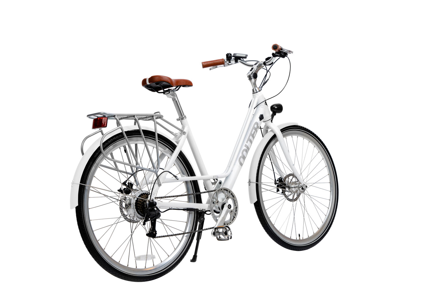 Elektriskais velosipēds Oolter Etta 28", balts/pelēks цена и информация | Elektrovelosipēdi | 220.lv